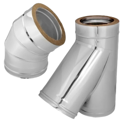 Saunový komín (dvojité steny)