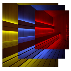 Saunové LED pásiky, RGB