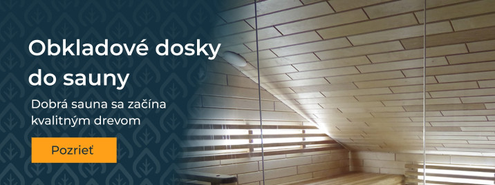 Obkladové dosky do sauny