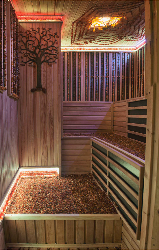 Infrasauna s jantárovou terapiou - Infračervené sauny
