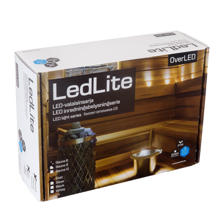 Osvetlenie do sauny Led Lite 6, biele