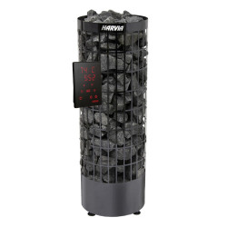 Elektrická saunová pec - HARVIA Cilindro Black Steel PC70XE 6,8 kW