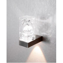 CARIITTI Toive LED číre svetlo s kryštálmi 