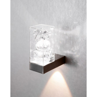 CARIITTI Toive LED číre svetlo s kryštálmi