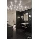 CARIITTI Toive LED číre svetlo s kryštálmi