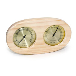 Termo-hygrometer SAUFLEX, horizontálny, oválny 