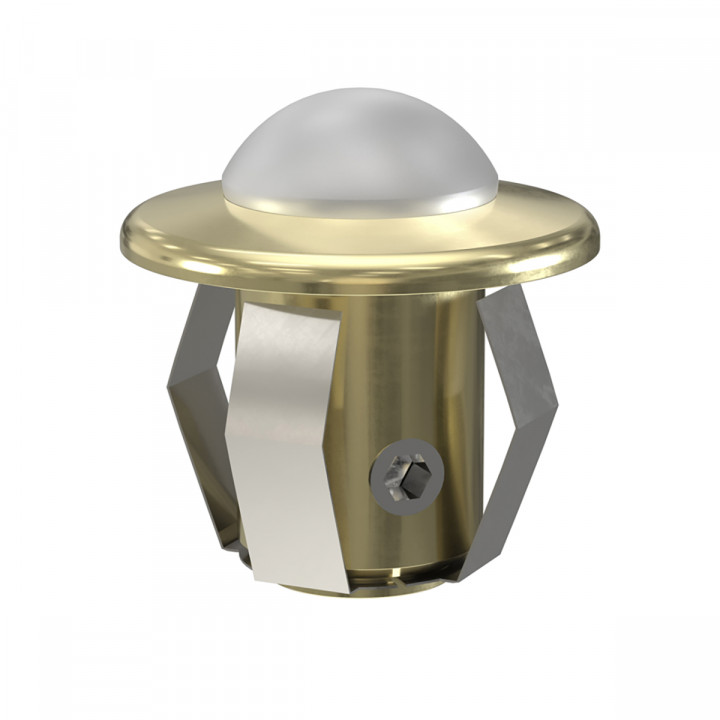 Kryštály CARIITTI CR-05 pre LED osvetlenie, zlaté, saténové