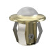 Kryštály CARIITTI CR-05 pre LED osvetlenie, zlaté, saténové
