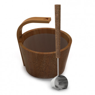 SAWO saunový set - Viac pary, premium, céder 4 l