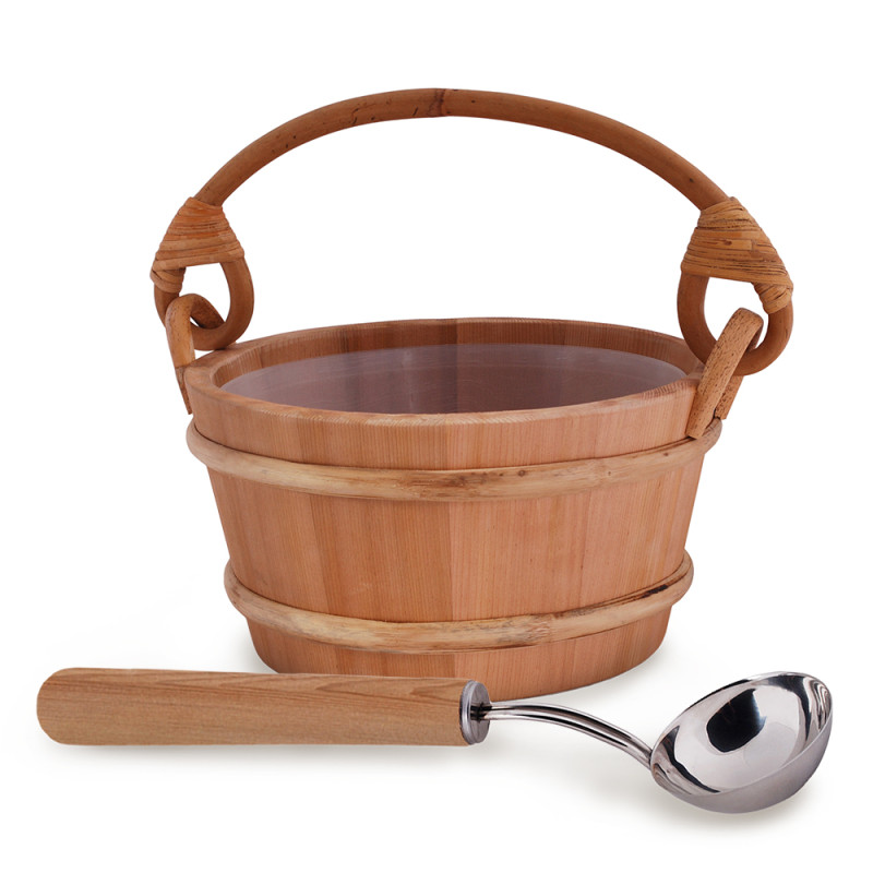 SAWO saunový set - Viac pary, štandard, céder 4 l