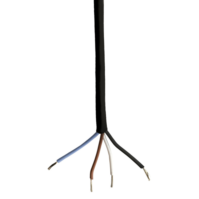 Silikónový kábel SiHF 4x0,25 mm