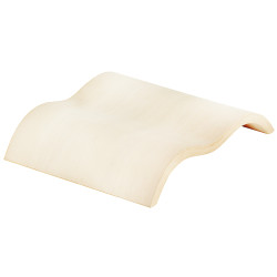 Drevená opierka hlavy SAWO wave 515-A, osika 