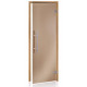 Sklenené dvere do sauny AD PREMIUM LIGHT, Thermo osika