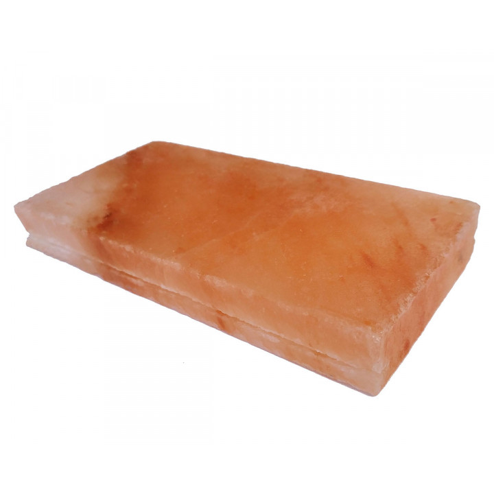 Leštené himalájske soľné tehly so zárezom 200x100x25mm