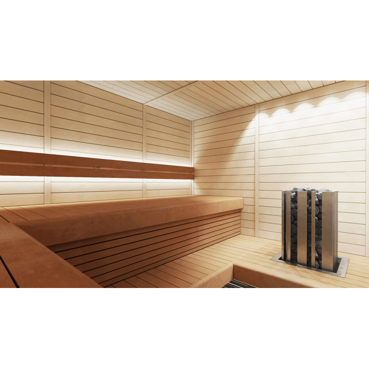 Osiková sauna Podšívka, 15 x 90, 6 ks, trieda A