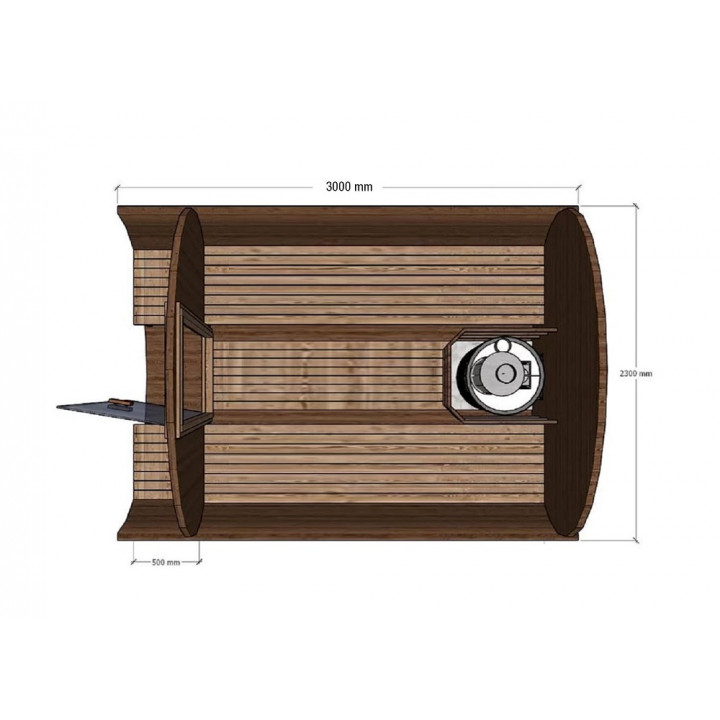 Saunový domček RT-300P
