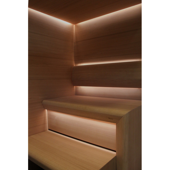 CARIITTI Sauna Linear Glass - tvarovka z optických vlákien