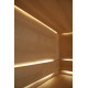 CARIITTI Sauna Linear Glass - tvarovka z optických vlákien