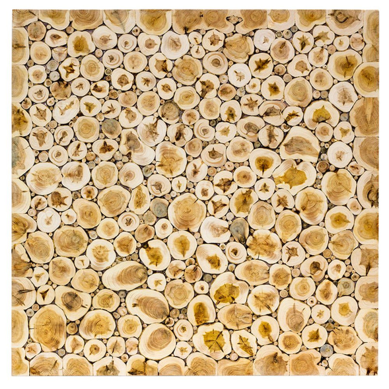 Juniperový panel (tenký), 500x500 mm