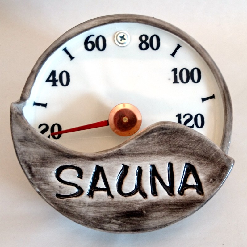 Keramický teplomer do sauny - SAUNA