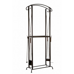 Držiak na palivové drevo s náradím  Držiak na palivové drevo s náradím