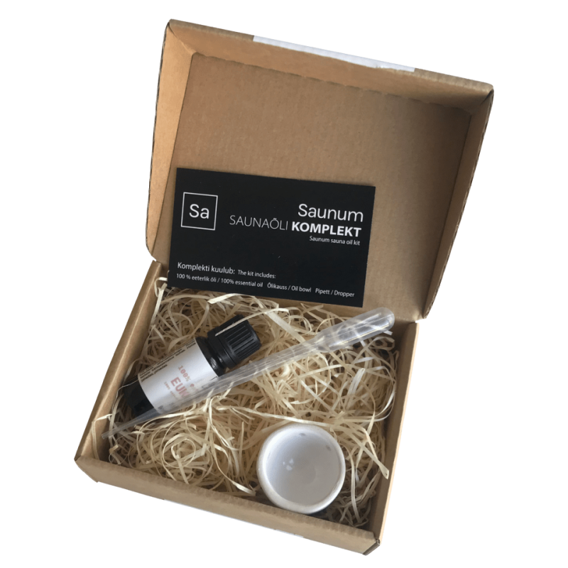 Sada SAUNUM s esenciálnym olejom