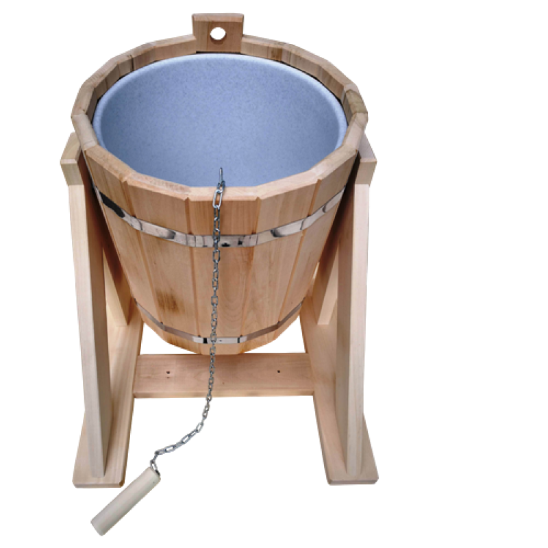 Sprchové vedro s plastovou vložkou, 10 l