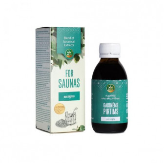 Zmes rastlinných extraktov do sauny s esenciálnym olejom z eukalyptu, 150 ml