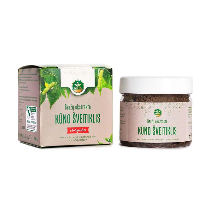 Telový peeling s brezovým extraktom, 430 g