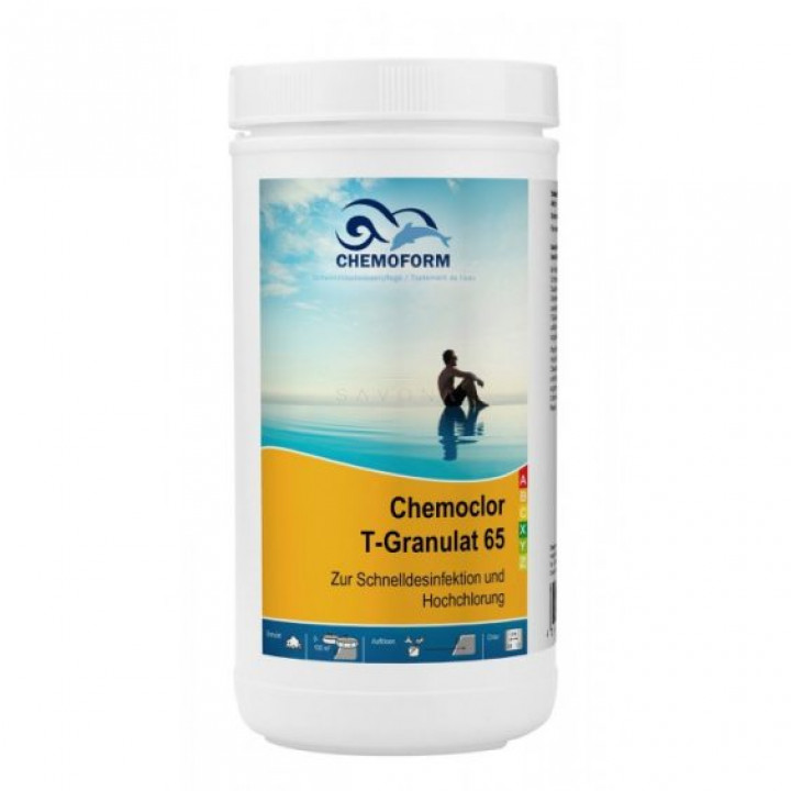Rýchlo rozpustné chlórové granule, 1 kg