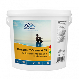 Rýchlo rozpustné chlórové granule, 5 kg