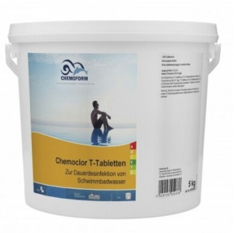 Pomaly rozpustný chlór CHEMOCLOR T-Tablety 20 g, 5 kg
