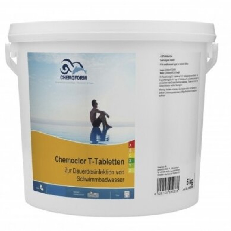 Pomaly rozpustný chlór CHEMOCLOR T-Tablety 20 g, 5 kg