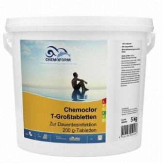 Pomaly rozpustný chlór CHEMOCLOR T-Tablety 200 g, 5 kg