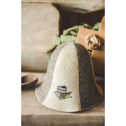 Klobúk do sauny - VEDRO A SAUNA METALKY, pruhované 