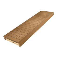 Saunová lavica, termoosika, 400x1600-2400 mm 