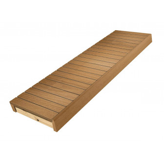 Saunová lavica, termoosika, 400x1600-2400 mm