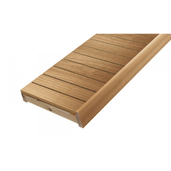 Saunová lavica, termoosika, 400x1600-2400 mm
