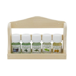 Sada vôní ELIGA s drevenou nástennou policou  Sada vôní ELIGA s drevenou nástennou policou