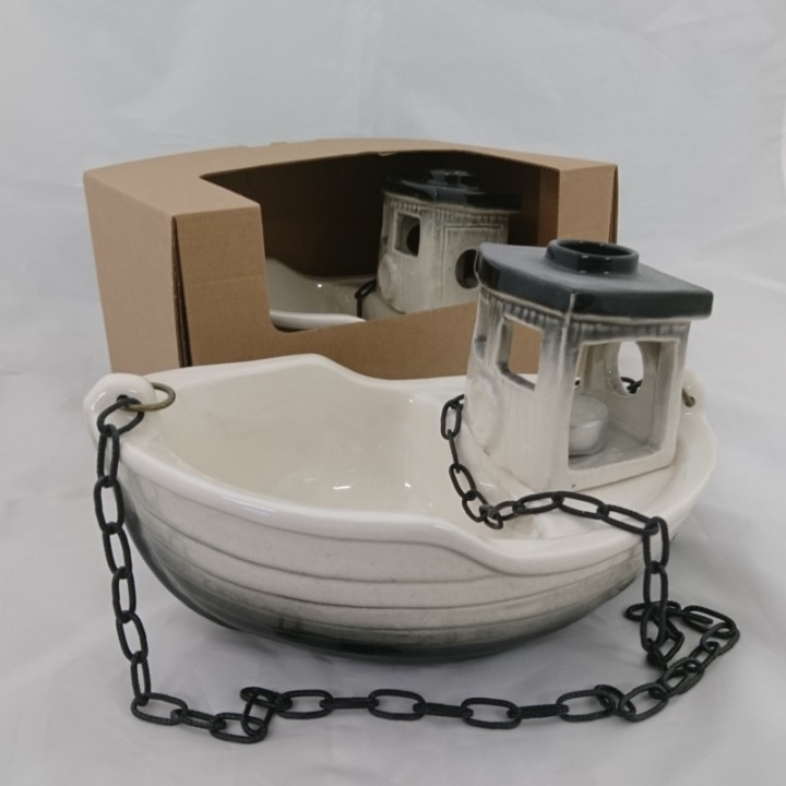 Keramická nádoba na vône - trawler