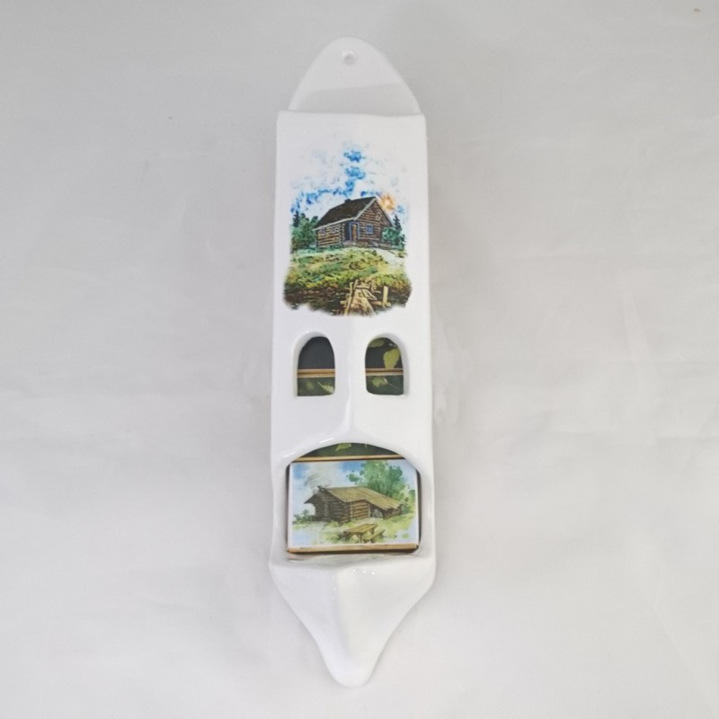 Keramický držiak zápaliek s 5 zápalkami