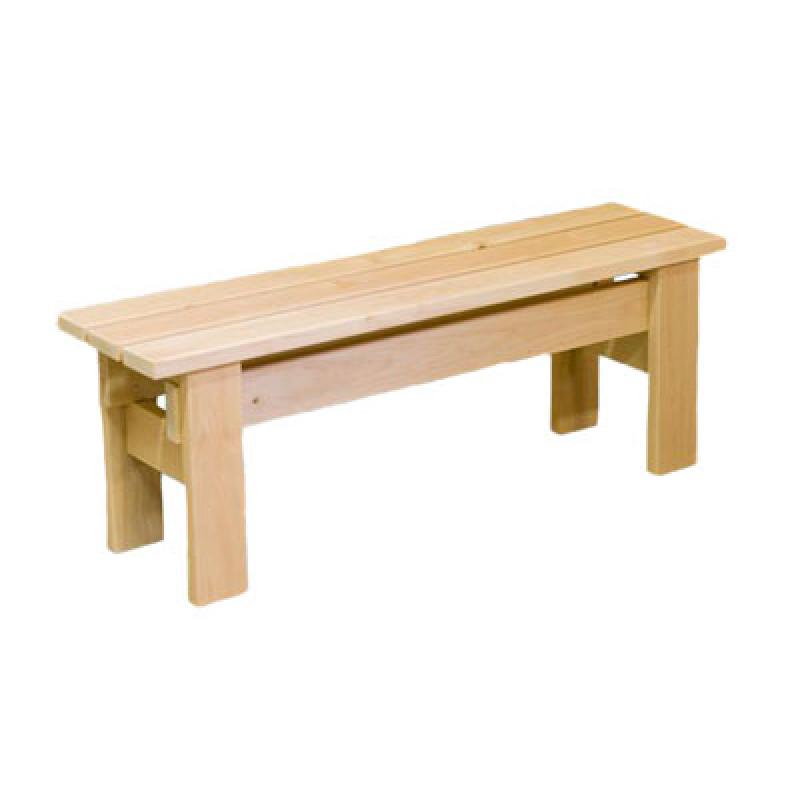 Saunová lavica, jelša, L