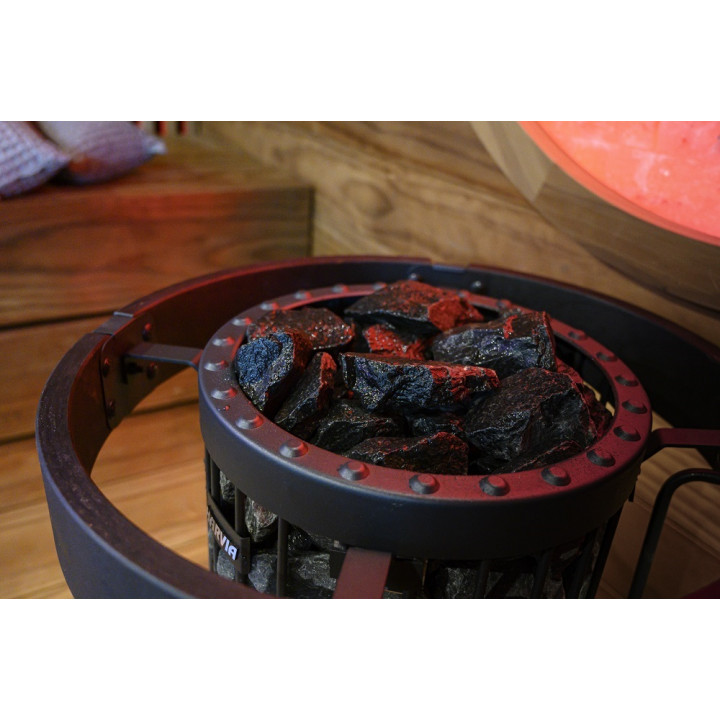 Kamene HARVIA, čierny vulkanit, 5-10 cm