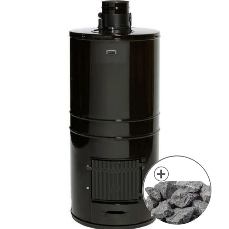 Saunová pec na drevo - AITO AK-57 s tradičnými kameňmi