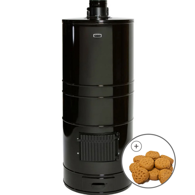 Saunová pec na drevo - AITO AK-57, predĺžená, vrátane kameňov KERKES