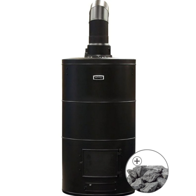 Saunová pec na drevo - AITO AK-68, s tradičnými kameňmi