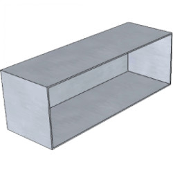 Zástrčka 50 x 150 mm 