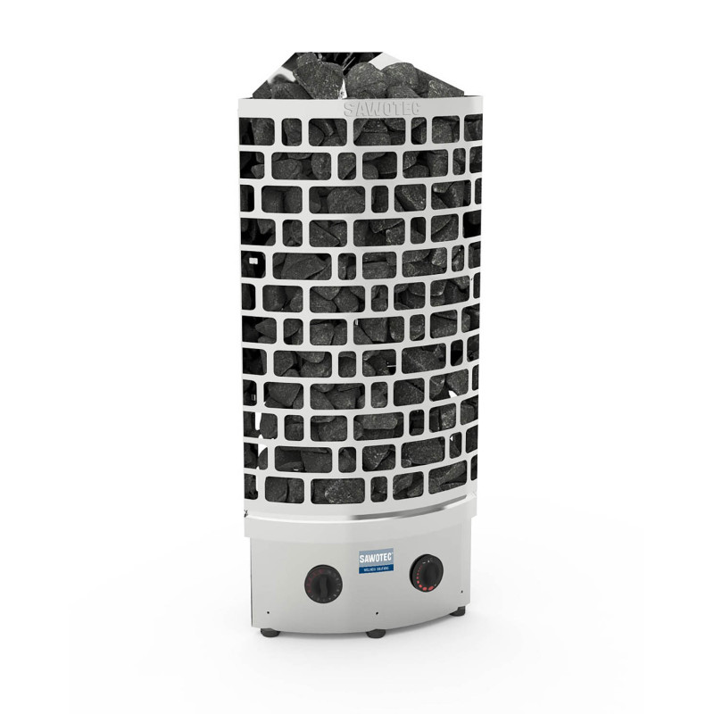 Elektrická saunová pec – SAWOTEC Ari Corner, s riadiacou jednotkou