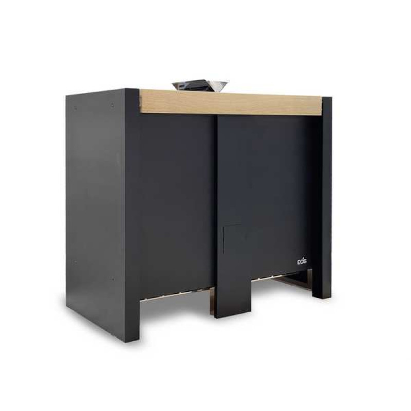 Elektrické saunové ohrievač - EOS Herkules XL S120 HD 18kw, čierna