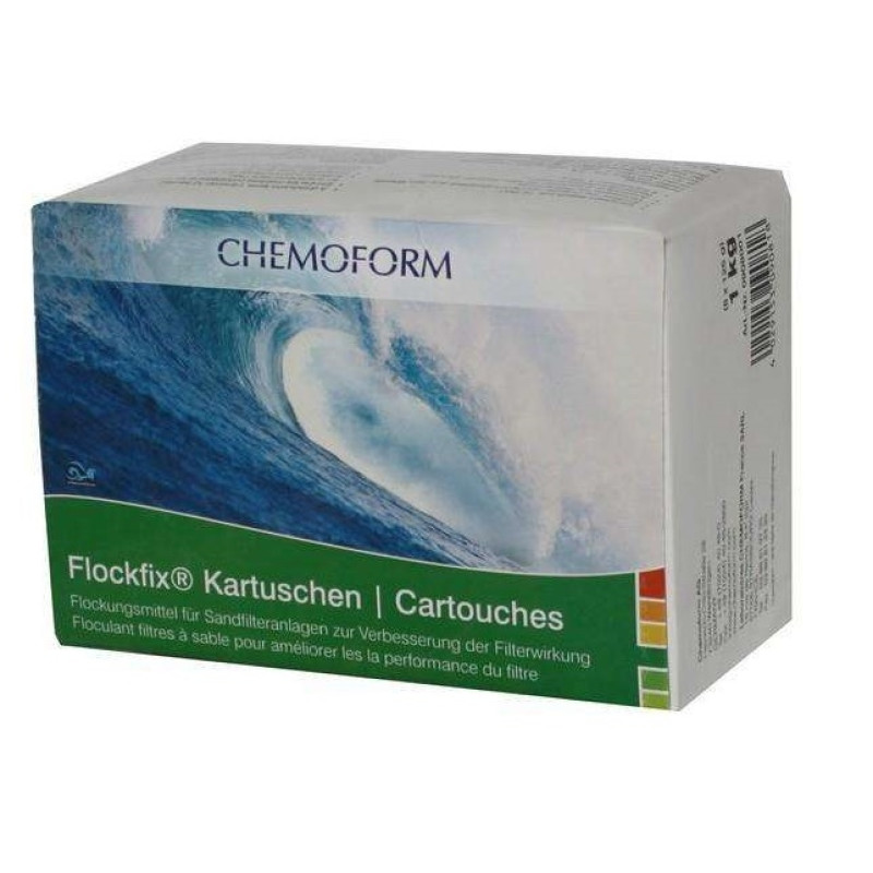 Flokulačné kartuše CHEMOFORM Flockfix, 1 kg